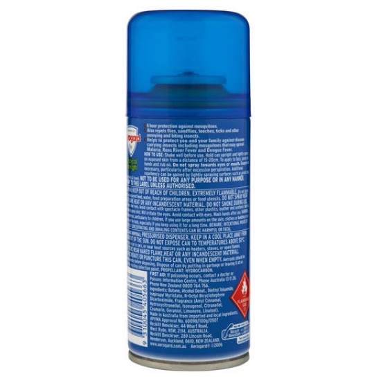 Aerogard Tropical Strength Insect Repellent Aerosol Spray 100g