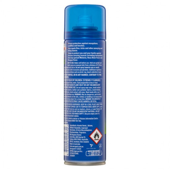 Aerogard Tropical Strength Insect Repellent Aerosol Spray 150g