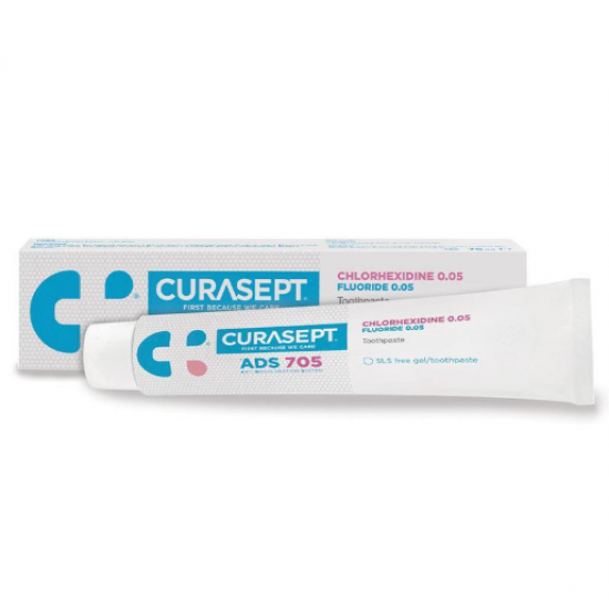 Curasept Toothpaste 0.05% Chlorhexidine 0.05% Fluoride SLS Free 75ml