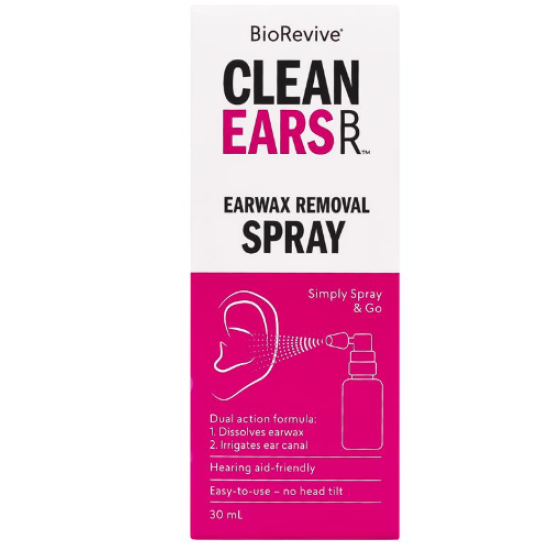 BioRevive CleanEars Earwax Removal Spray 30ml