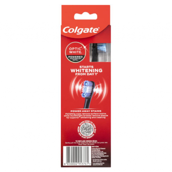 Colgate Optic White Power Toothbrush Refill Soft 2 Pack