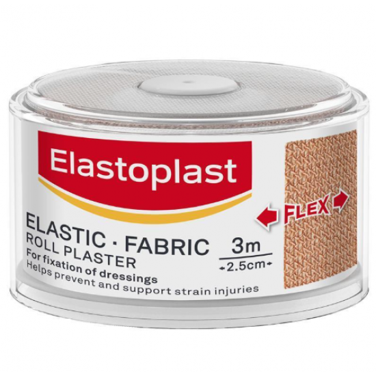 Elastoplast 45773 Tapes Elastic Fabric Roll Plaster 2.5cmx3m