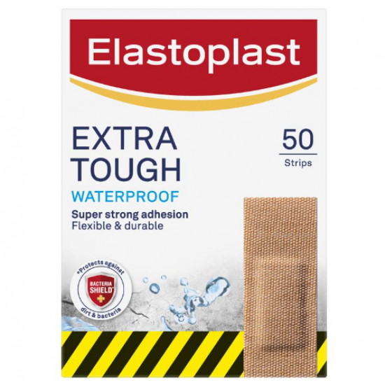 Elastoplast Extra Tough Fabric Strips 50 Pack