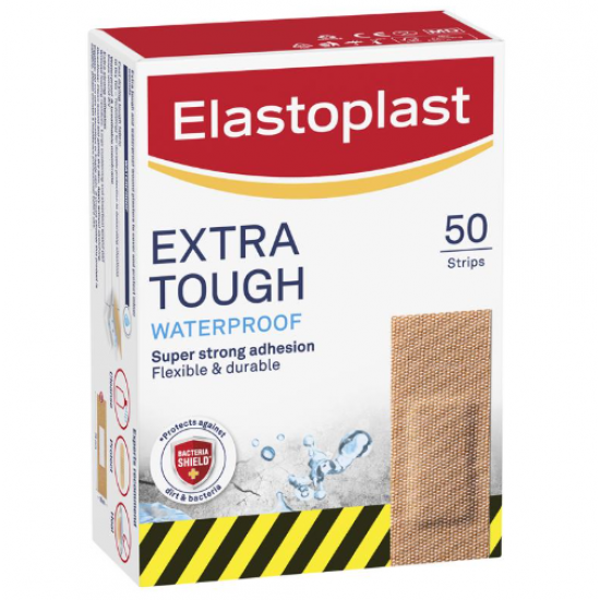 Elastoplast Extra Tough Fabric Strips 50 Pack