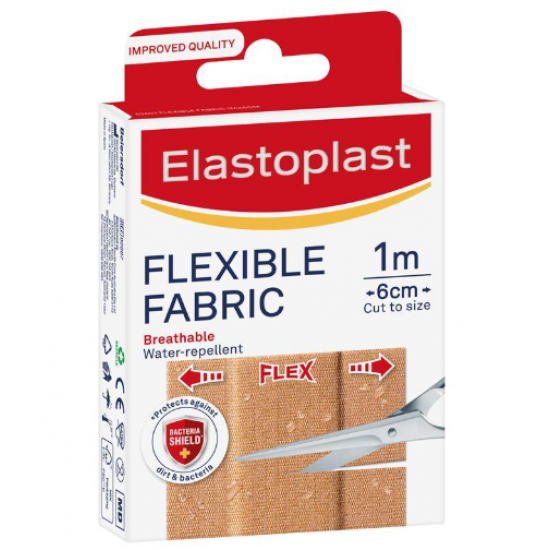 Elastoplast Flexible Fabric Dressing Length 6cmx10cm 10 Pack