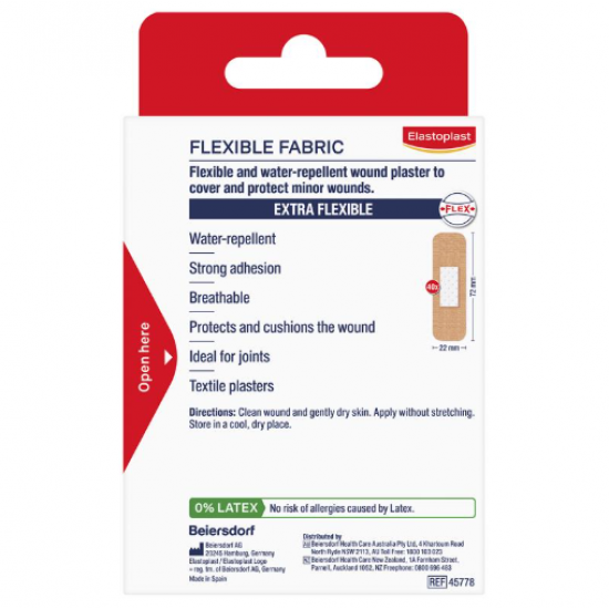 Elastoplast Flexible Fabric Strips 40 Pack