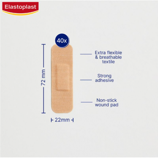 Elastoplast Flexible Fabric Strips 40 Pack