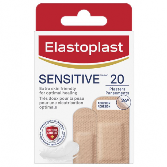 Elastoplast Sensitive Skin Tone Plasters 20 Light