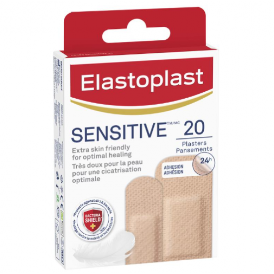 Elastoplast Sensitive Skin Tone Plasters 20 Light