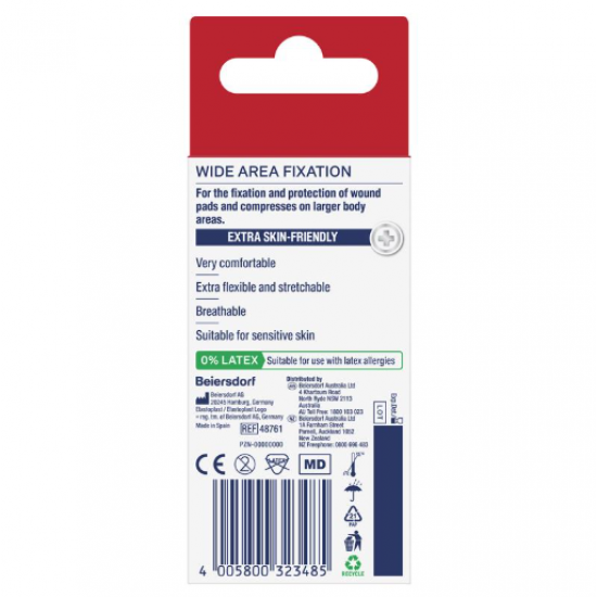 Elastoplast Sensitive Wide Area Fixation Tape 1mx10cm