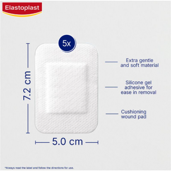 Elastoplast Ultra Sensitive Dressing XL 5 Strips