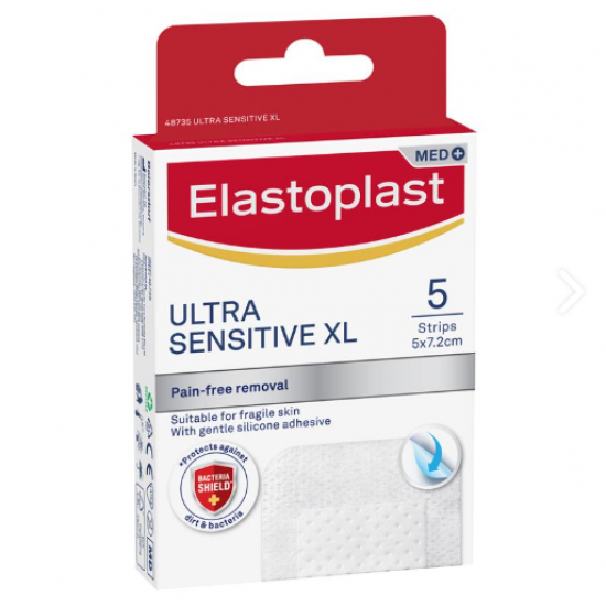 Elastoplast Ultra Sensitive Dressing XL 5 Strips