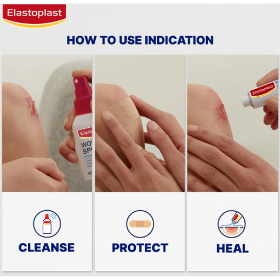 Elastoplast Waterproof Dressing 3XL 10x15cm 5 Dressings