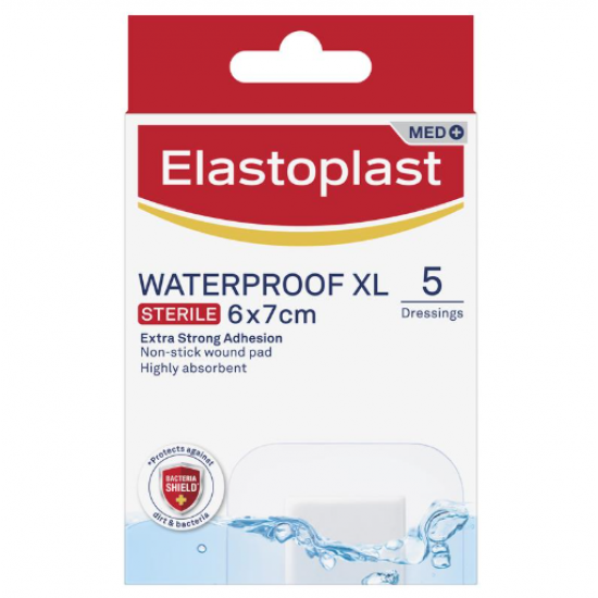 Elastoplast Waterproof Dressing XL 6x7cm 5 Pack