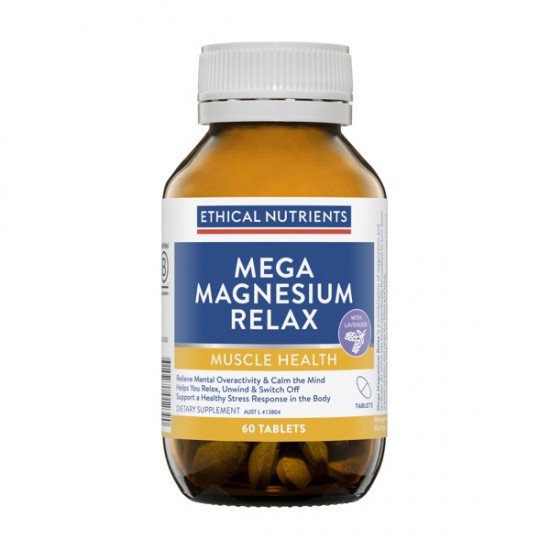 Ethical Nutrients Mega Magnesium Relax 60 Tablets