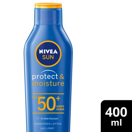 NIVEA Sun Protect & Moisture SPF50+ Sunscreen Lotion 400ml