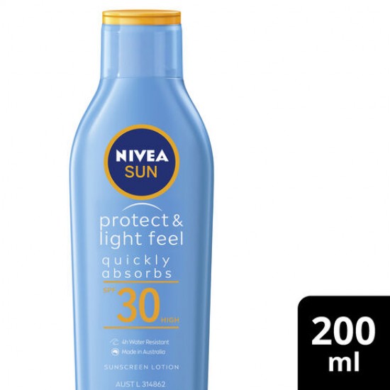 NIVEA Sun Protect & Light Feel SPF30 Sunscreen Lotion 200ml