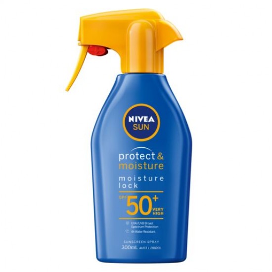 NIVEA Sun Protect & Moisture SPF50+ Sunscreen Trigger 300ml