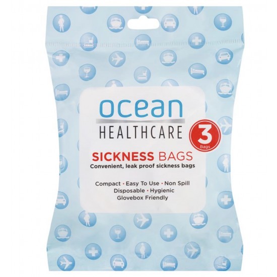 Ocean Sickness Bags 3 Pack