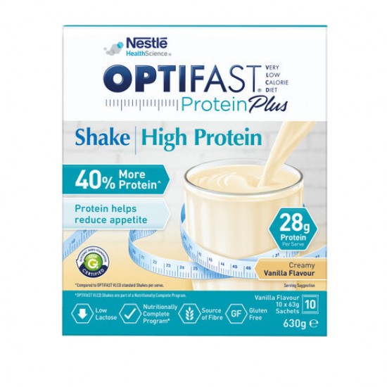 Optifast VLCD Protein Plus Shake Vanilla 630g x 10 Sachets