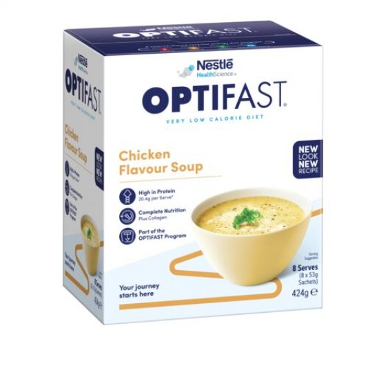 Optifast VLCD Soup Chicken 8 x 53g