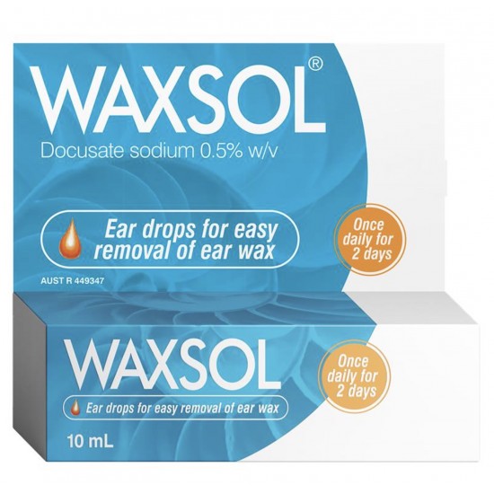 Waxsol Ear Drops 0.5% 10mL