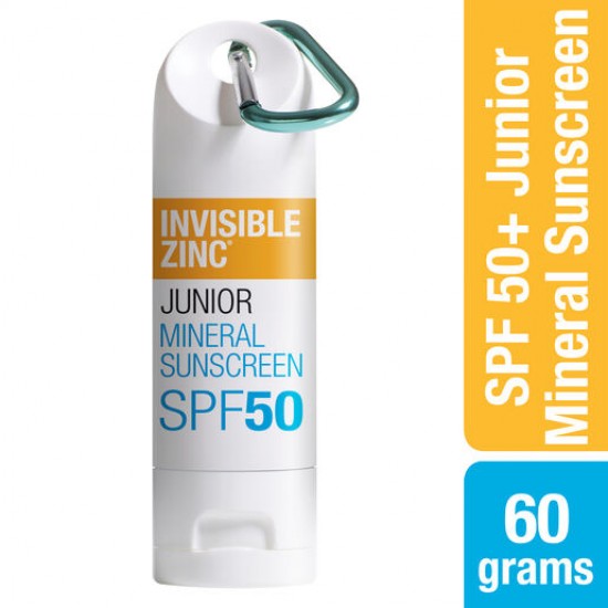 Invisible Zinc SPF 50+ Junior Clip On Sun Screen 60g