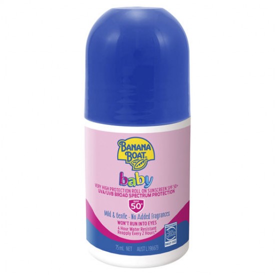 Banana Boat SPF 50+ Baby 75mL Roll On