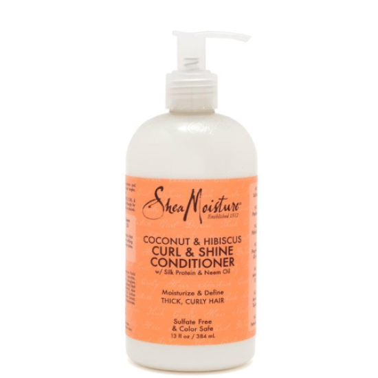 Shea Moisture Coconut & Hibiscus Curl & Shine Conditioner 384ml