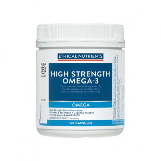 Ethical Nutrients High Strength Omega-3 120 Capsules