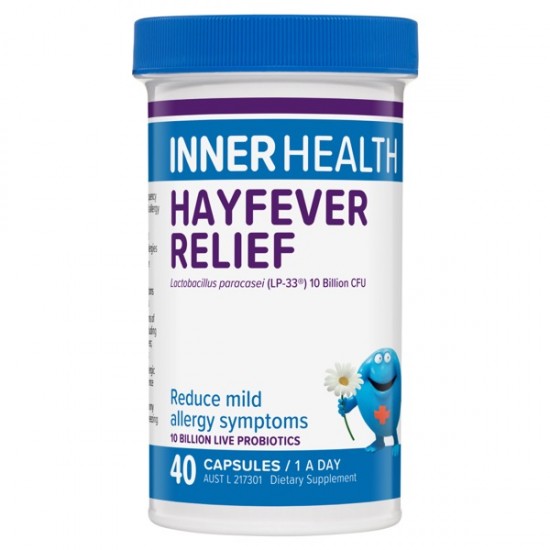 Ethical Nutrients Inner Health Hayfever Relief Probiotic 40 Capsules