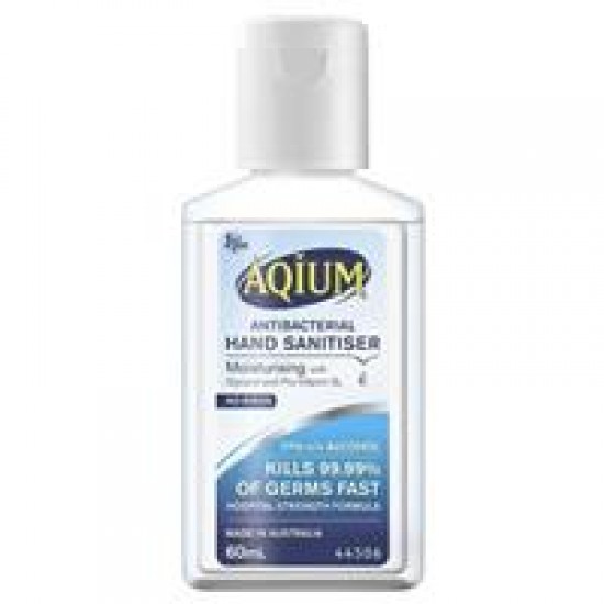 Aqium Antibacterial Hand Sanitiser 60mL