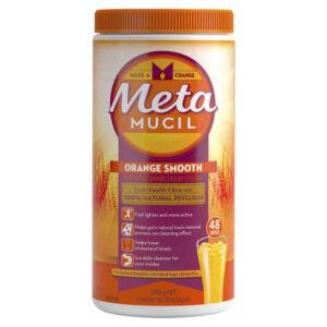 Metamucil Multi-Health Fibre with 100 Percent Psyllium Natural Psyllium Orange Smooth 48D