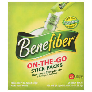 Benefiber On-The-Go Sticks, Natural Fibre Supplement 28 Pack-1