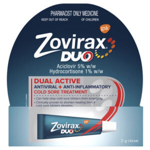 Zovirax Duo Cold Sore Treatment Cream Tube 2 g-1