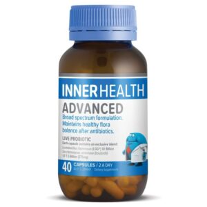 Inner Health Advanced 40 Probiotic Capsules Fridge Line