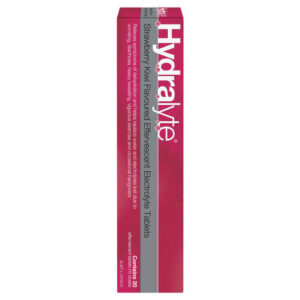 Hydralyte Effervescent Electrolyte Tablets Strawberry Kiwi Flavoured 20 Tablets-1