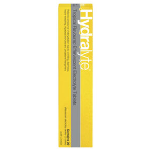 Hydralyte Effervescent Electrolyte Tablets Tropical Flavoured 20 Tablets-1