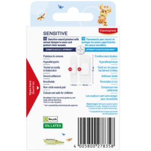 Elastoplast Sensitive Kids Animals 20 Pack